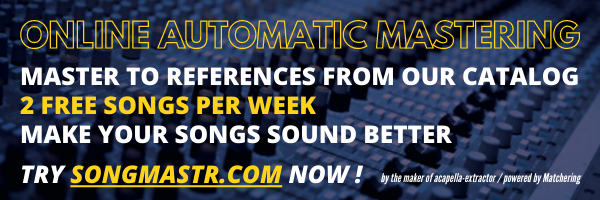 Master your tracks online
